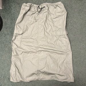 h&m cargo maxi skirt